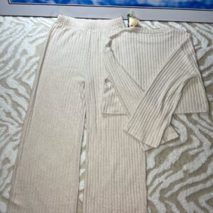 Women’s Ribbed Knit Two-Piece