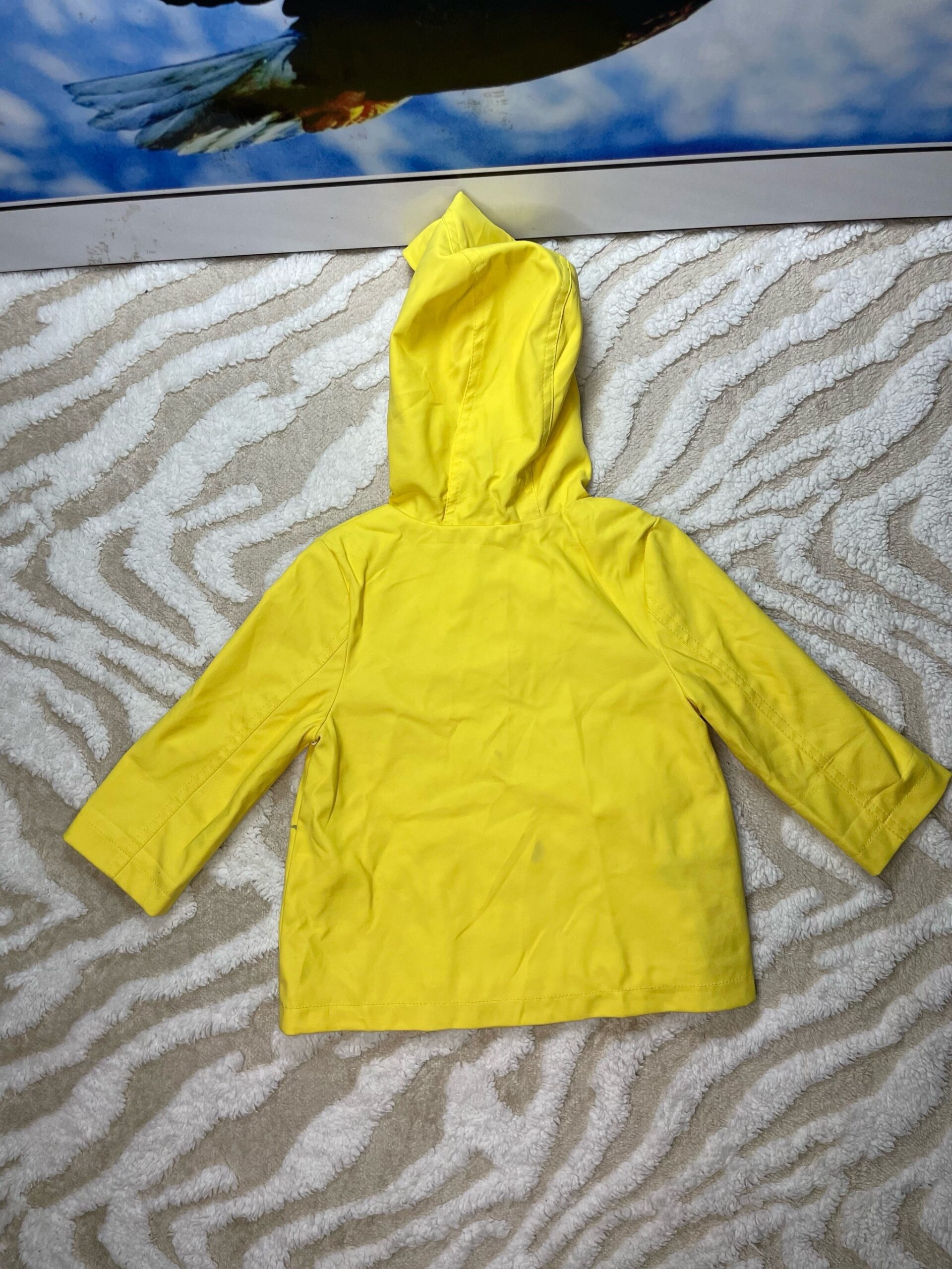 Kids Yellow Raincoat Jacket 3 Kids Yellow Raincoat Jacket - Image 3