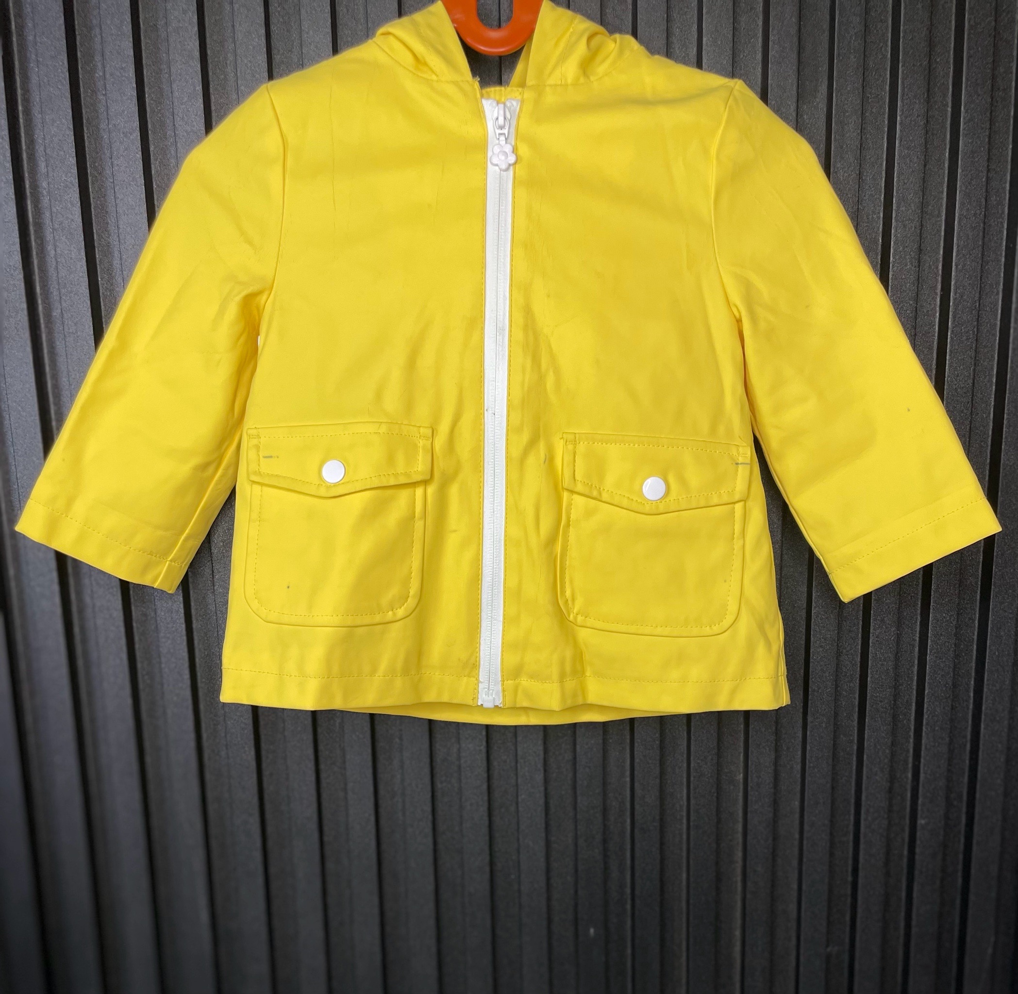Kids Yellow Raincoat Jacket 4 Kids Yellow Raincoat Jacket - Image 4