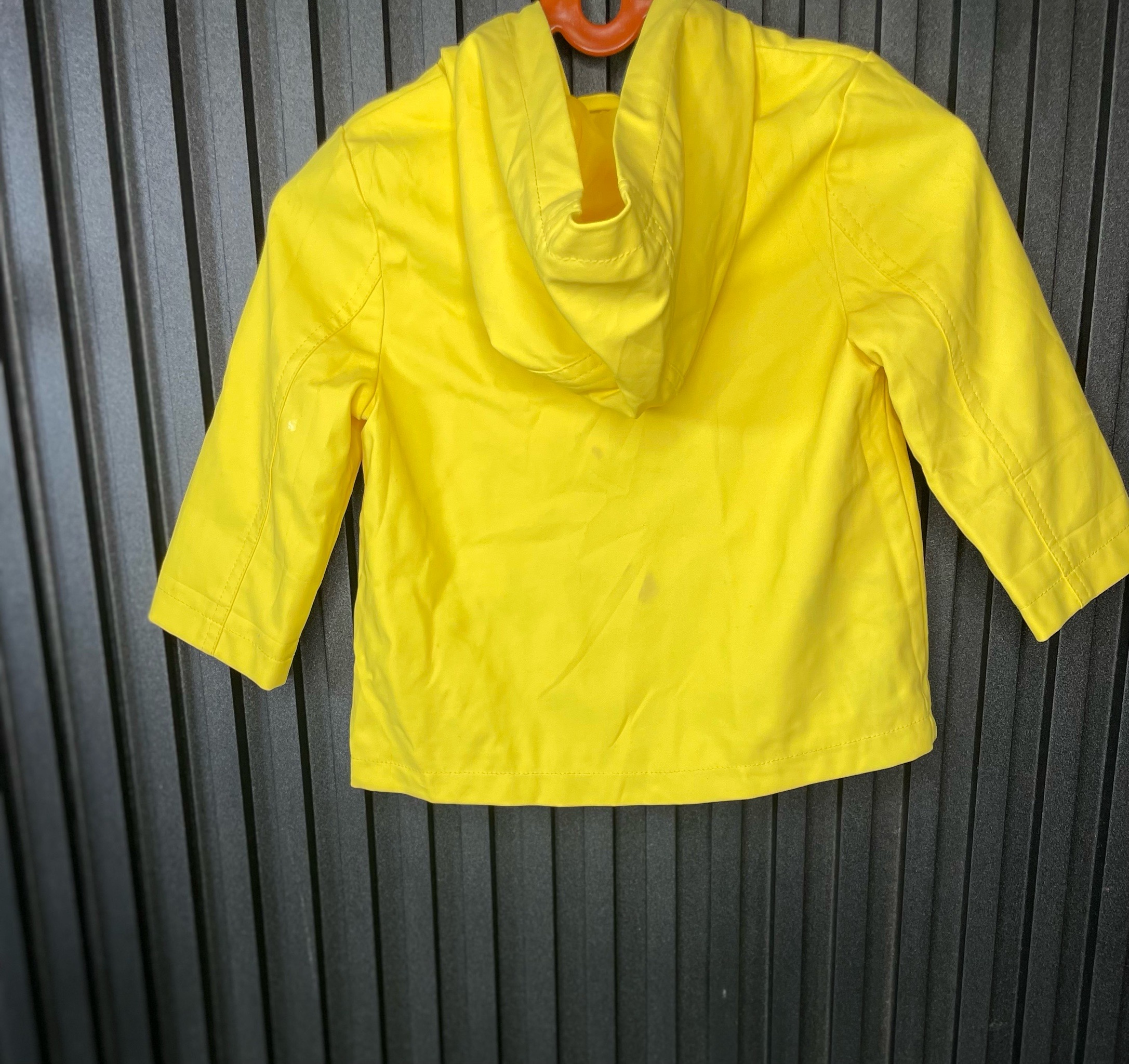 Kids Yellow Raincoat Jacket 5 Kids Yellow Raincoat Jacket - Image 5
