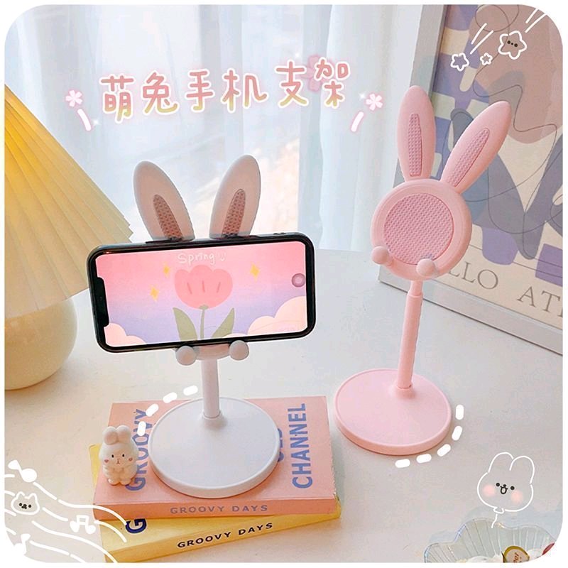 Cute Bunny Adjustable Phone & Tablet Stand – Universal Desktop Holder 7 Cute Bunny Adjustable Phone & Tablet Stand – Universal Desktop Holder - Image 7