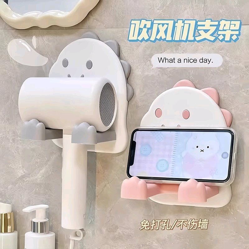 Wholesale Cute Hair Dryer Wall Holder - MOQ 10pcs - No Drill 5 Wholesale Cute Hair Dryer Wall Holder - MOQ 10pcs - No Drill - Image 5