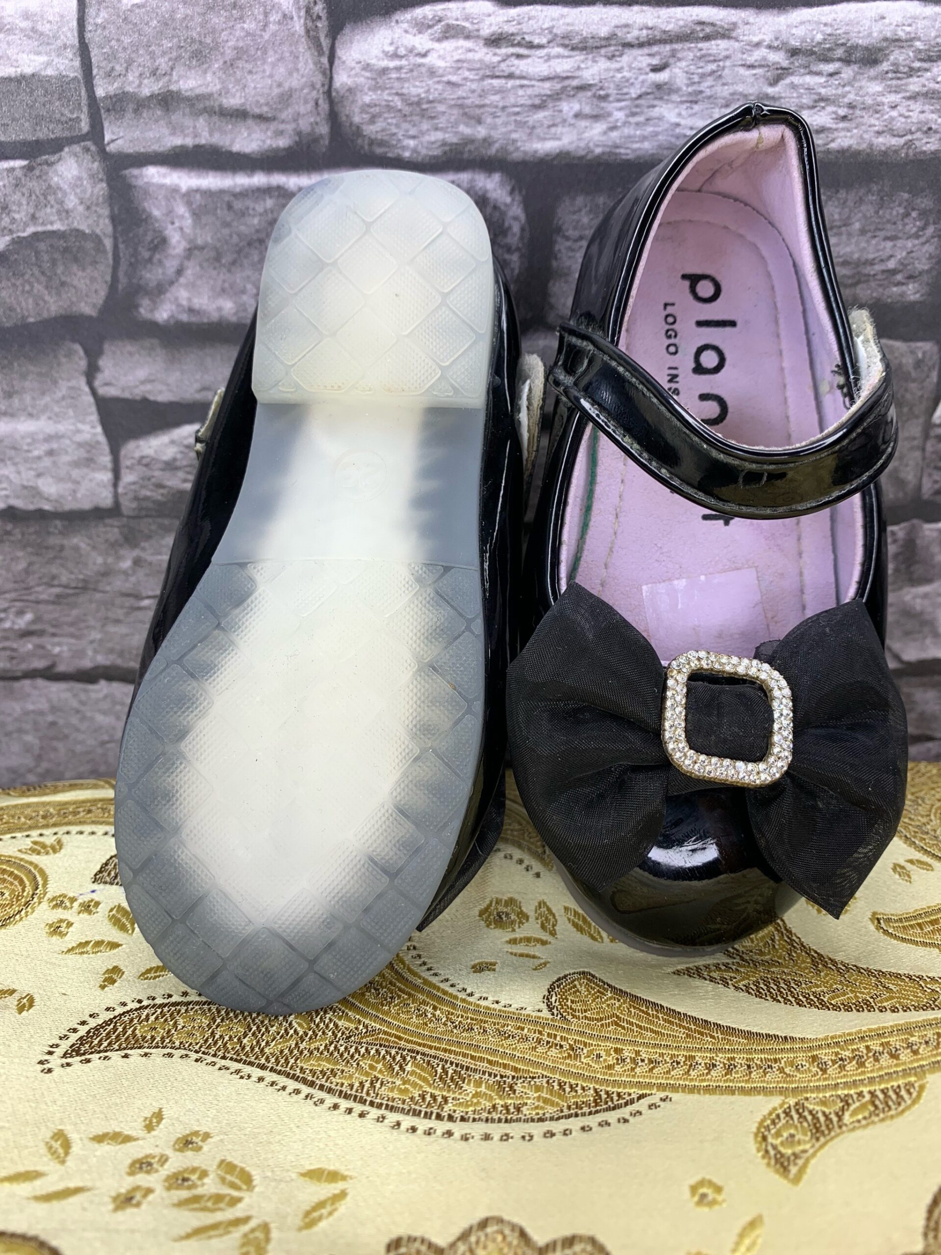 Elegant Bow Buckle Kids Mary Jane Shoes – Black Girls Party Shoes 2 Elegant Bow Buckle Kids Mary Jane Shoes – Black Girls Party Shoes - Image 2