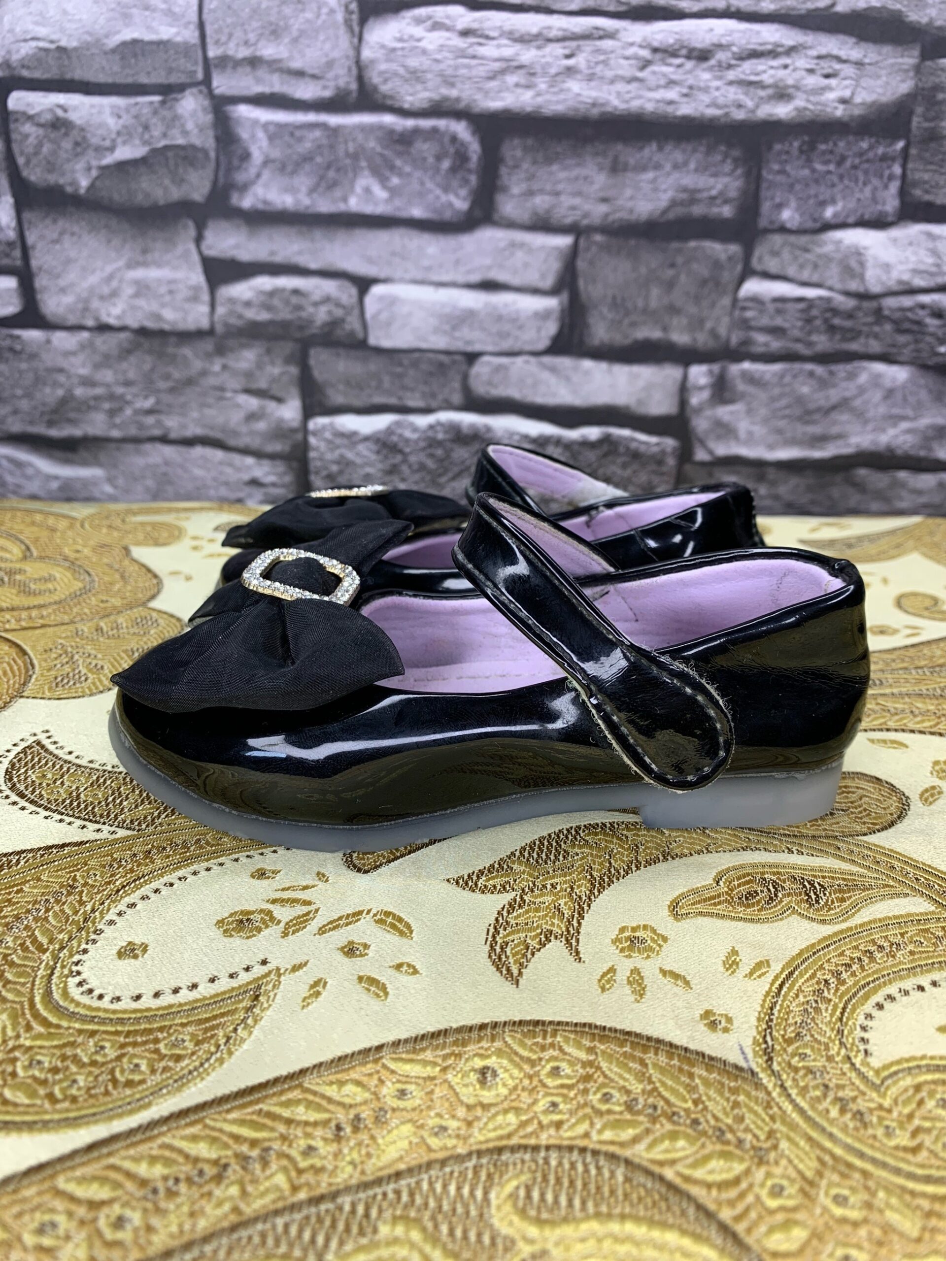 Elegant Bow Buckle Kids Mary Jane Shoes – Black Girls Party Shoes 4 Elegant Bow Buckle Kids Mary Jane Shoes – Black Girls Party Shoes - Image 4