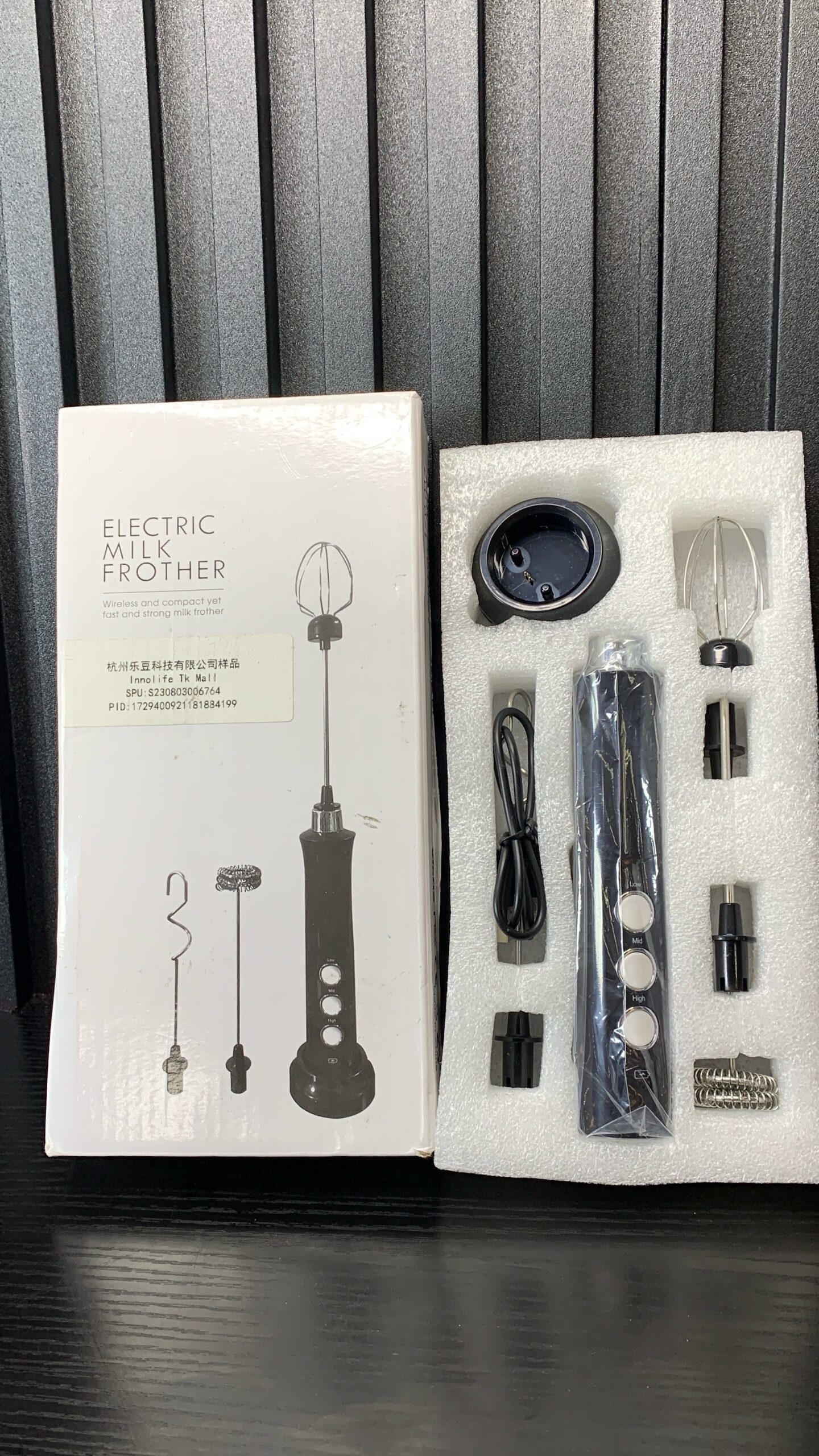 Electric Milk Frother - Powerful Wireless Coffee Whisk 3 Electric Milk Frother - Powerful Wireless Coffee Whisk - Image 3