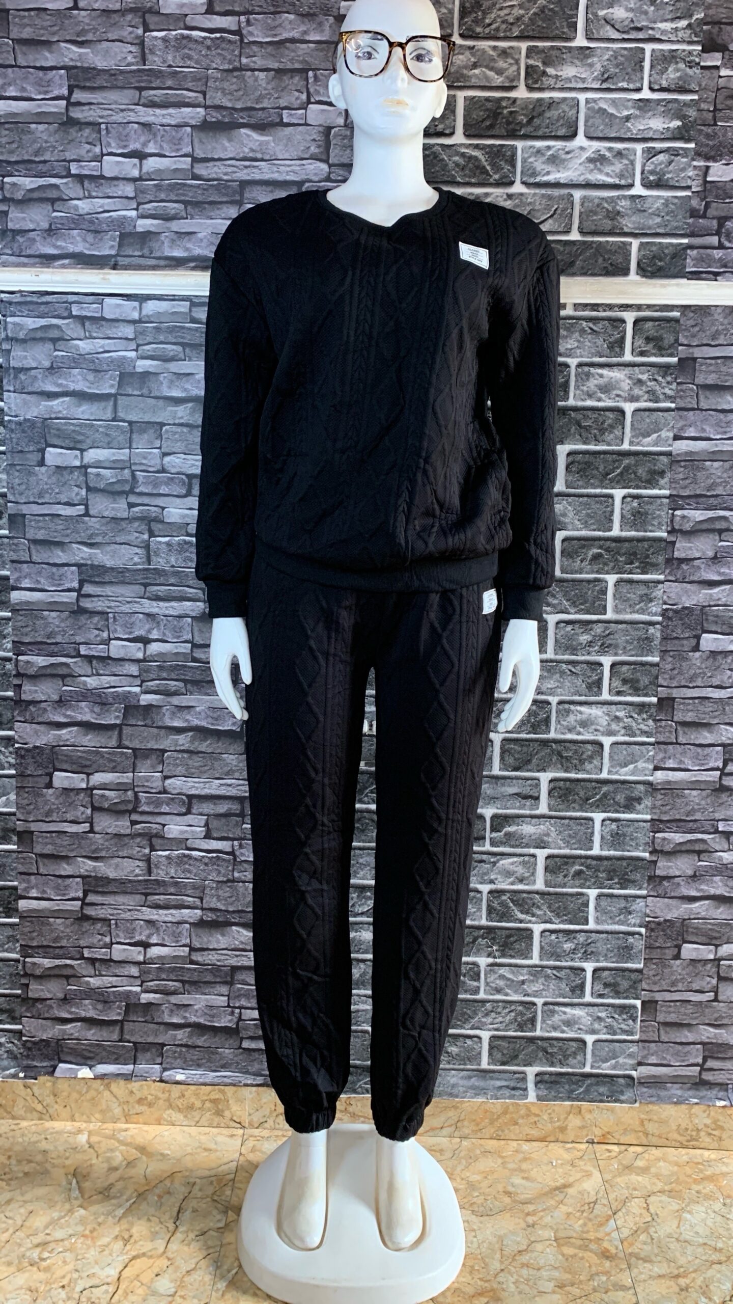 Black Sweat Two Piece sets 1 Black Sweat Two Piece sets