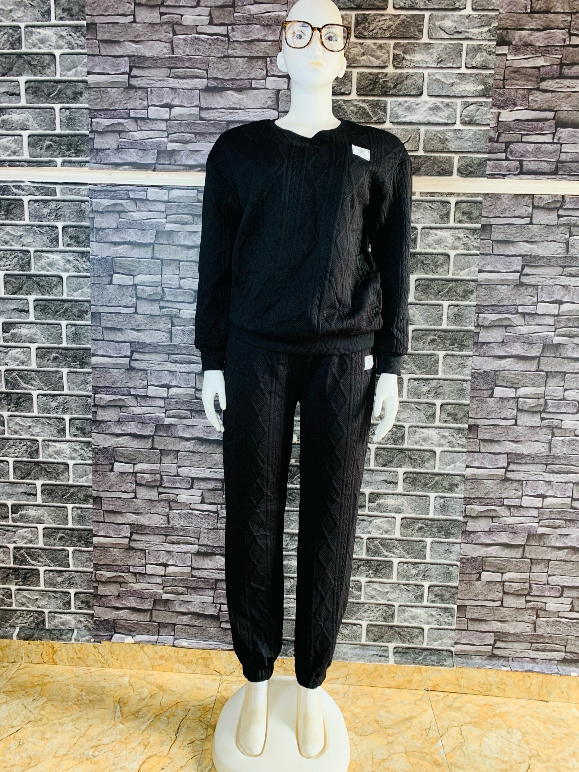 Black Sweat Two Piece sets 2 Black Sweat Two Piece sets - Image 2