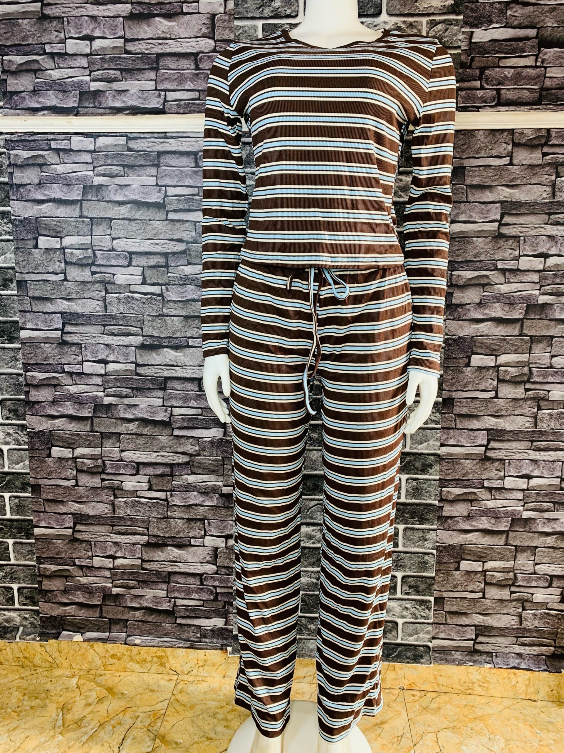 Striped Two Piece Set 1 Striped Two Piece Set