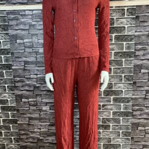 Ribbed Knit Two Piece Set