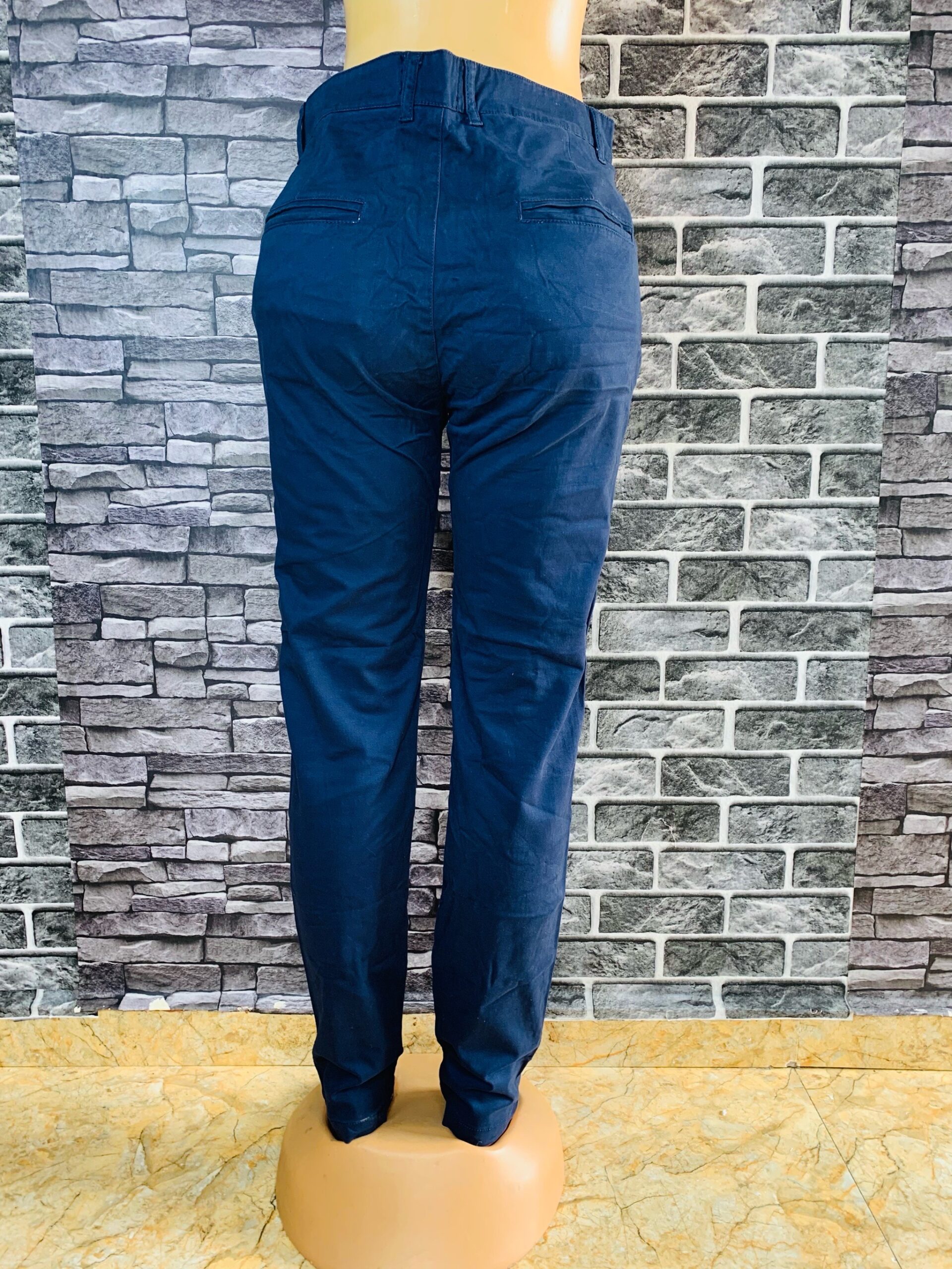 Navy Blue Chino Pants 3 Navy Blue Chino Pants - Image 3