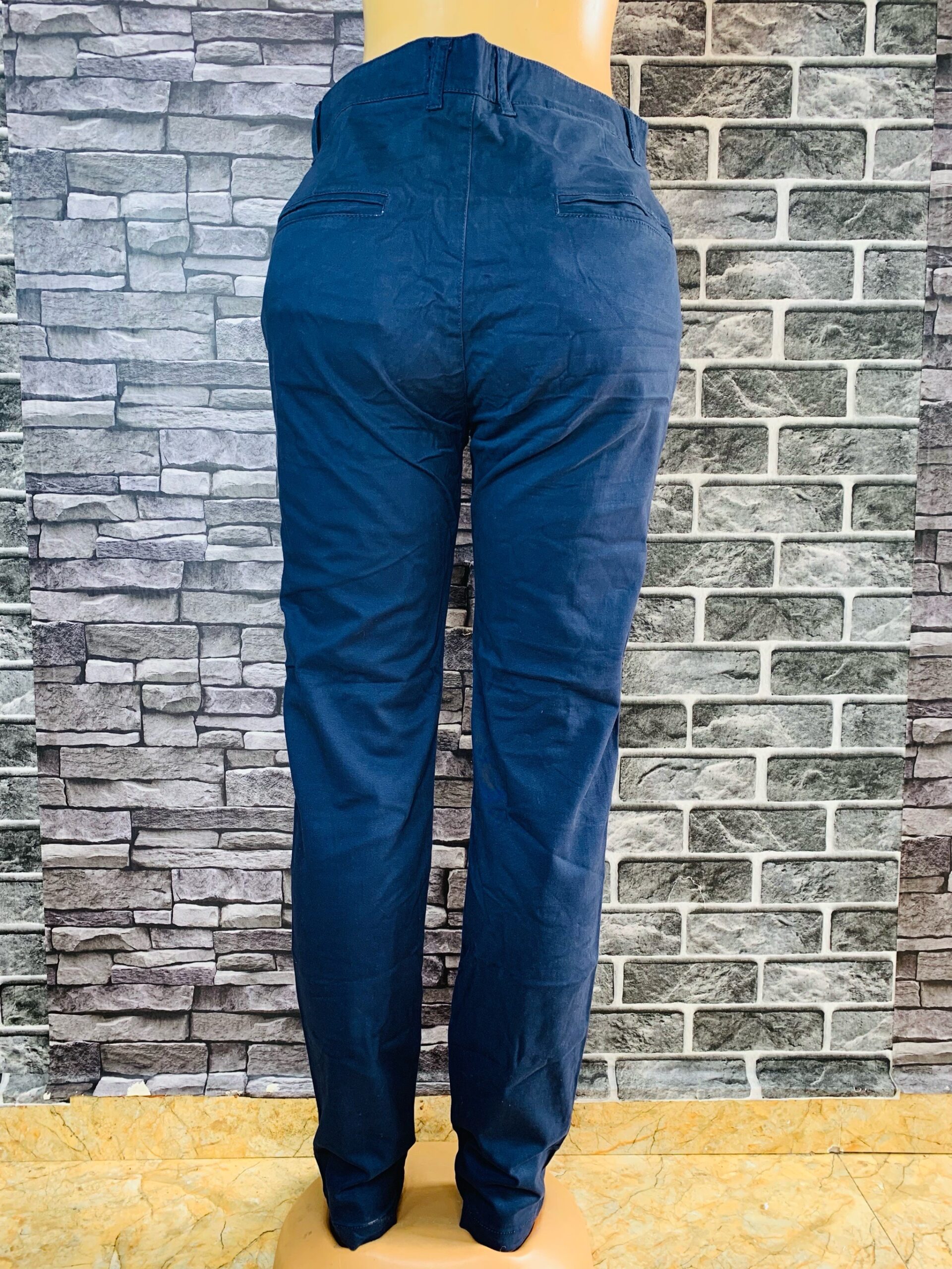 Navy Blue Chino Pants 4 Navy Blue Chino Pants - Image 4