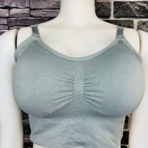Seamless Padded Crop Bra
