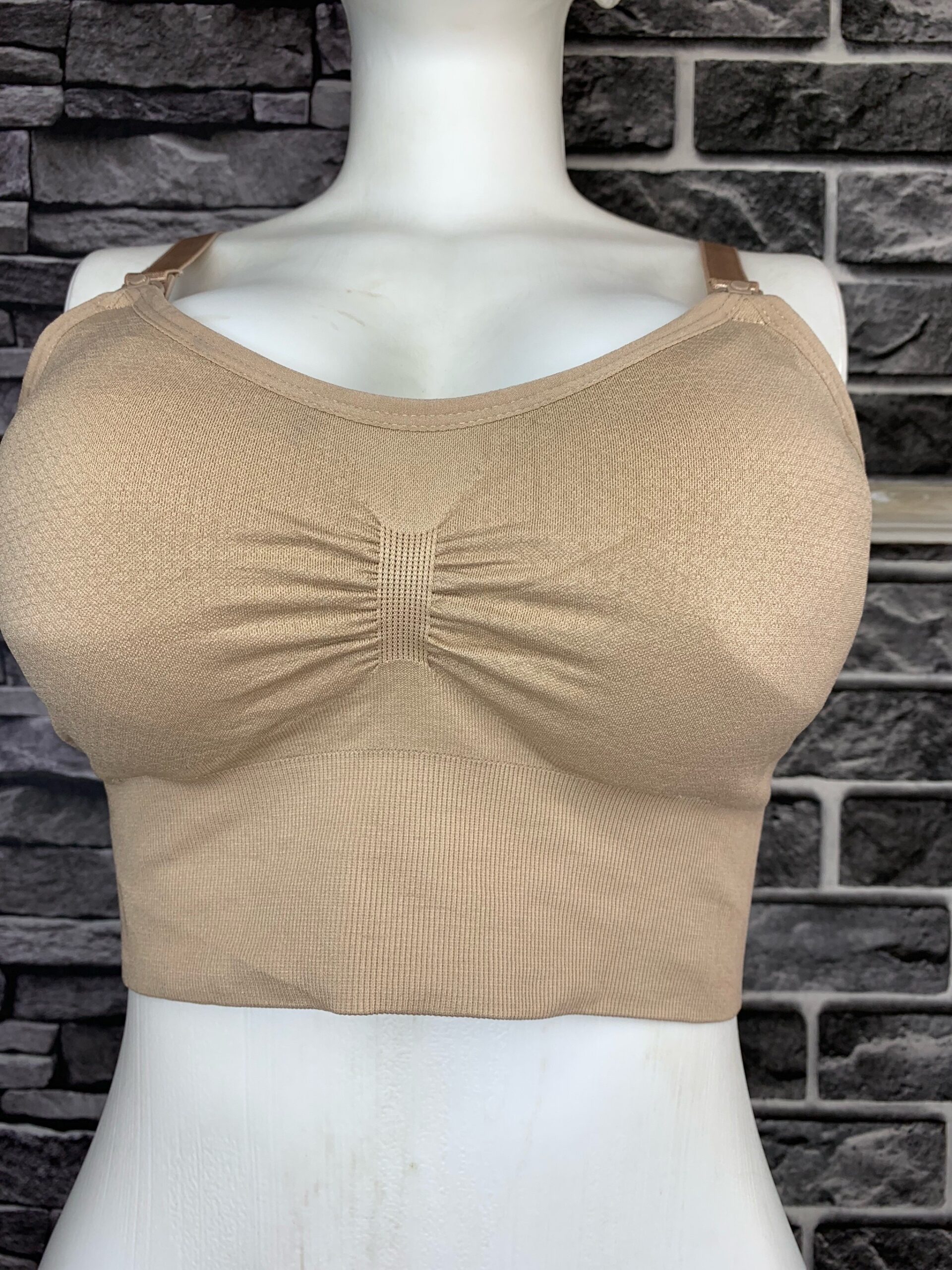 Seamless Padded Crop Bra 5 Seamless Padded Crop Bra - Image 5