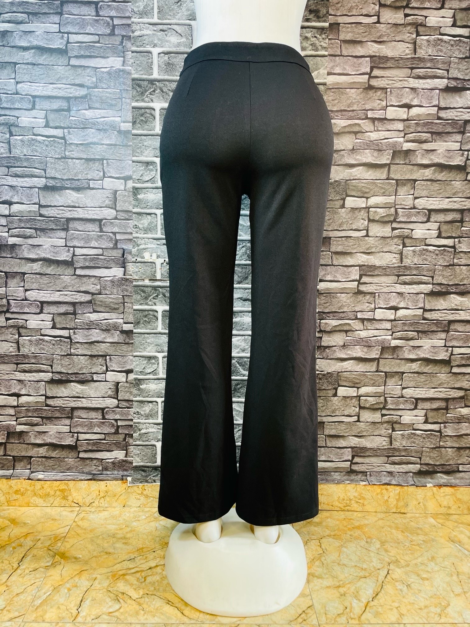 Women’s Black Flare Trouser 3 Women’s Black Flare Trouser - Image 3