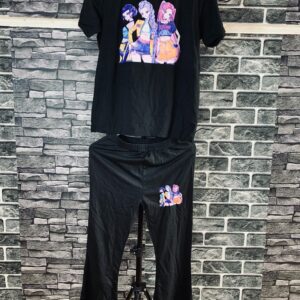 Anime Graphic Two-Piece Set