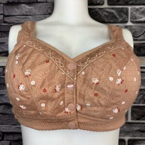 Front Closure Floral Bra