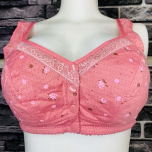Front Closure Floral Bra
