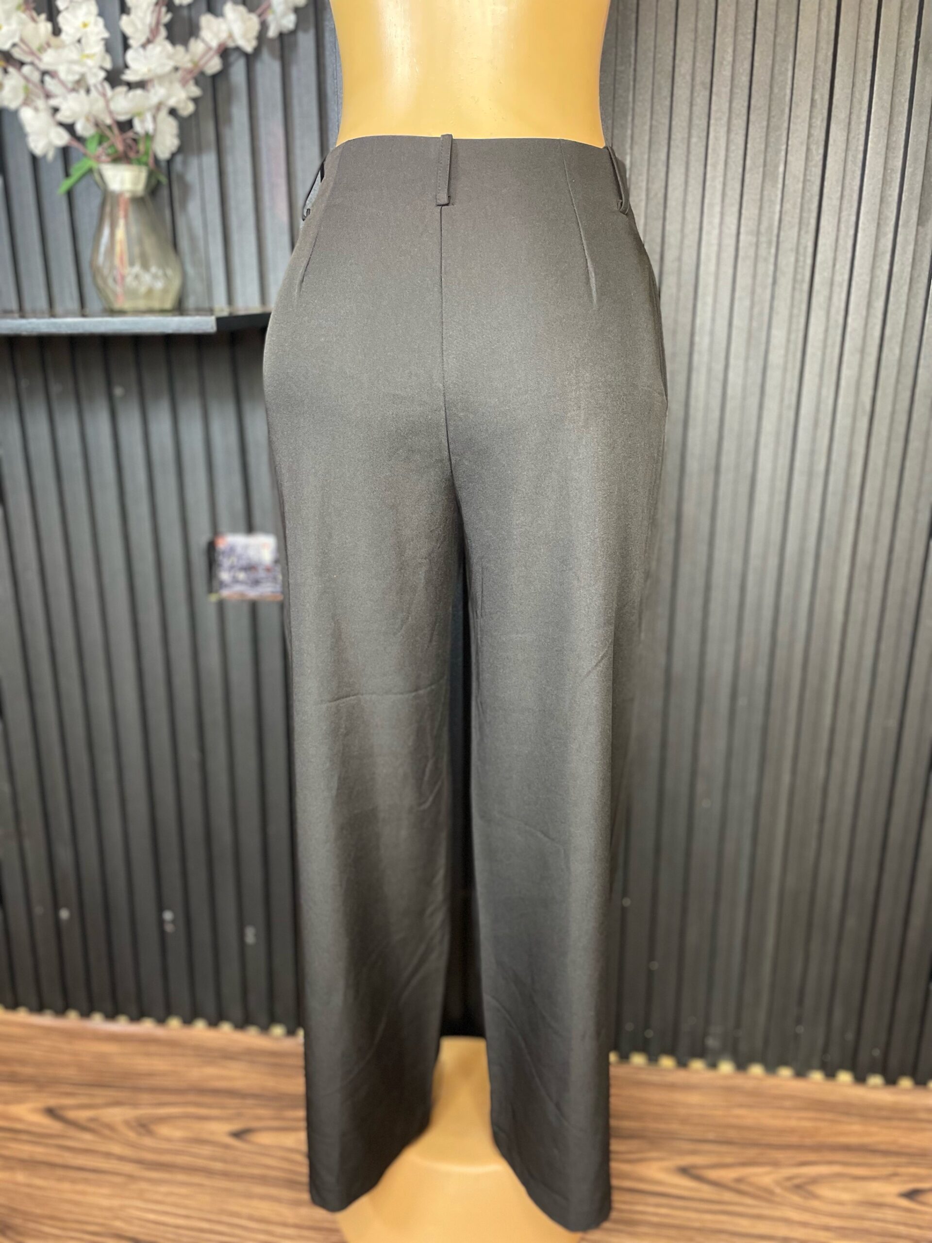 Black High Waist Trouser 3 Black High Waist Trouser - Image 3