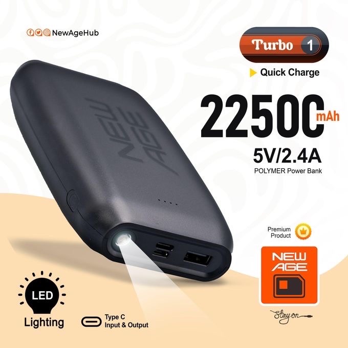 Powerful New Age 22500mAh Power Bank 2 Powerful New Age 22500mAh Power Bank - Image 2