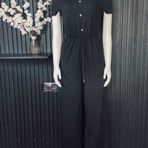 Home 14 Casual Black Jumpsuit