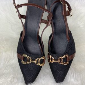 Black Elegant Heel Shoe