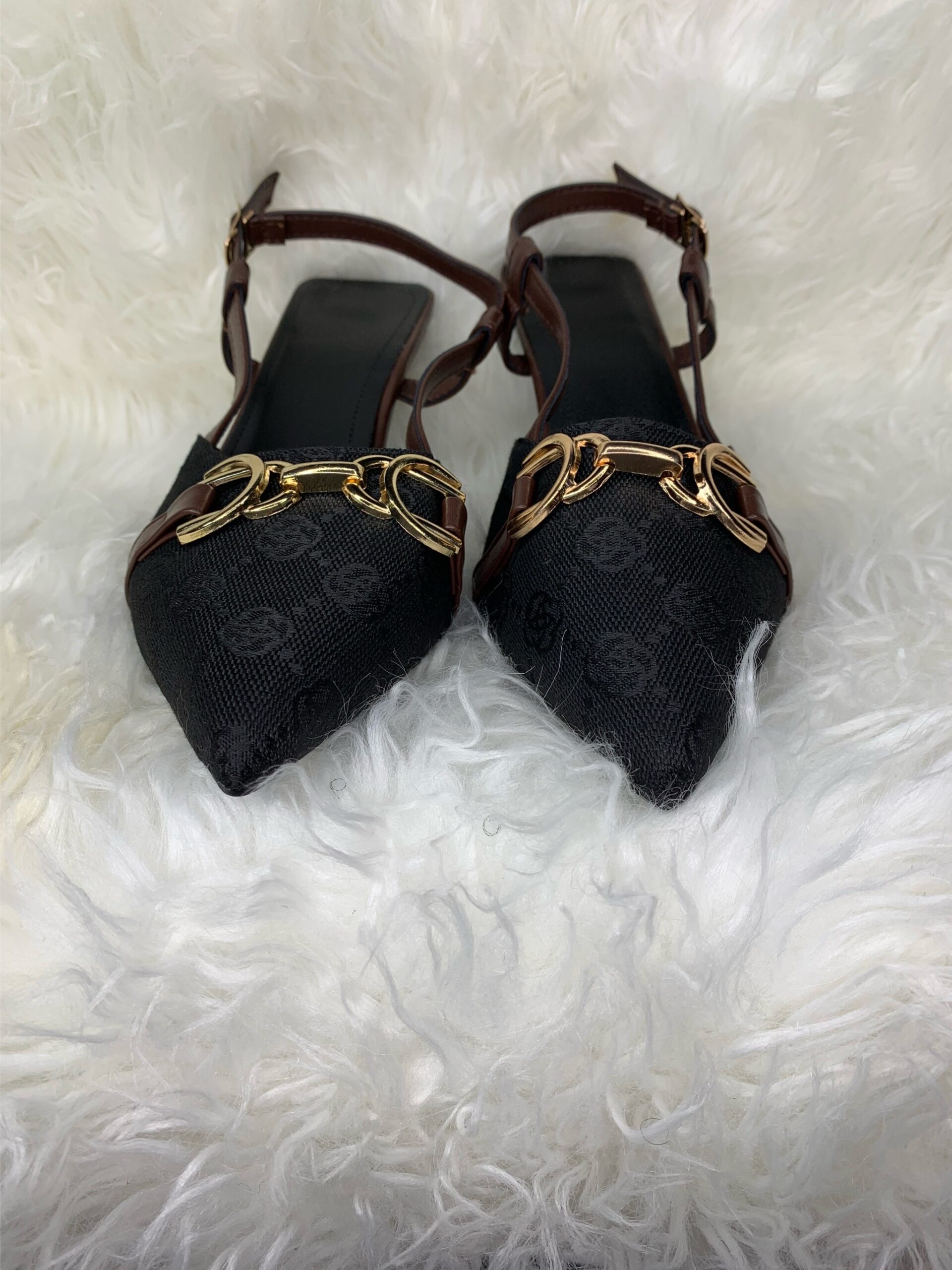 Black Elegant Heel Shoe 4 Black Elegant Heel Shoe - Image 4