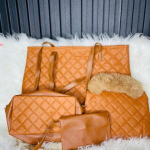 4in1 Brown Tote Bag
