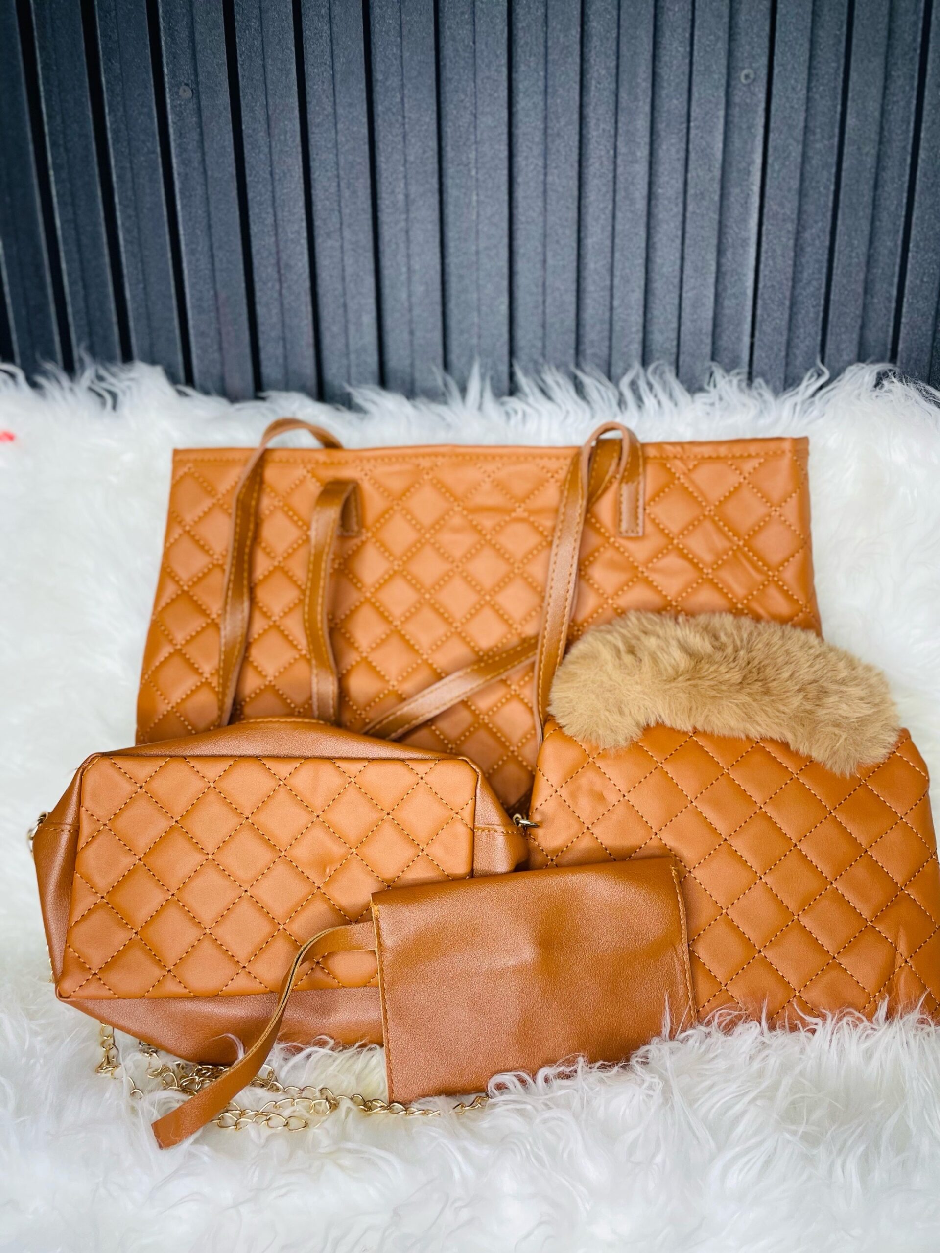 4in1 Brown Tote Bag 1 4in1 Brown Tote Bag