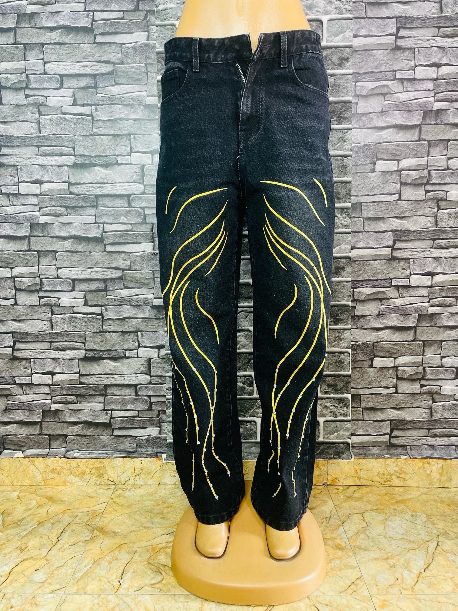 Black Designed Jean 1 Black Designed Jean