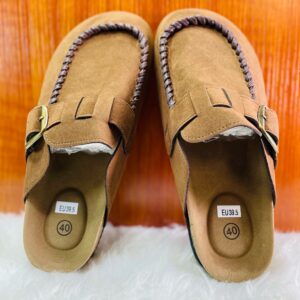 Brown EU39.5 Flat Slipper