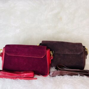 Red And Brown Women's Handbag
