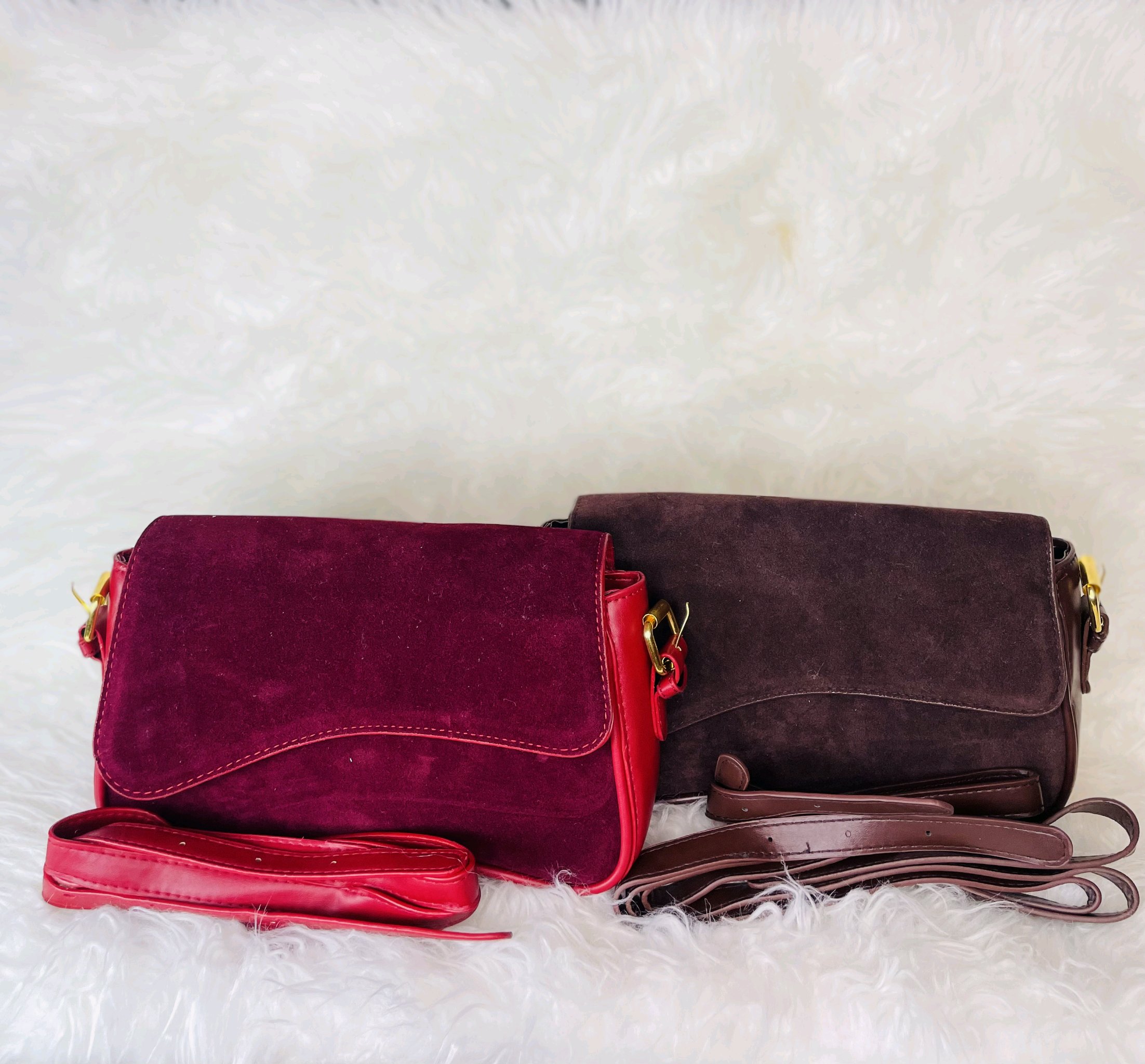 Red And Brown Women's Handbag 3 Red And Brown Women's Handbag - Image 3