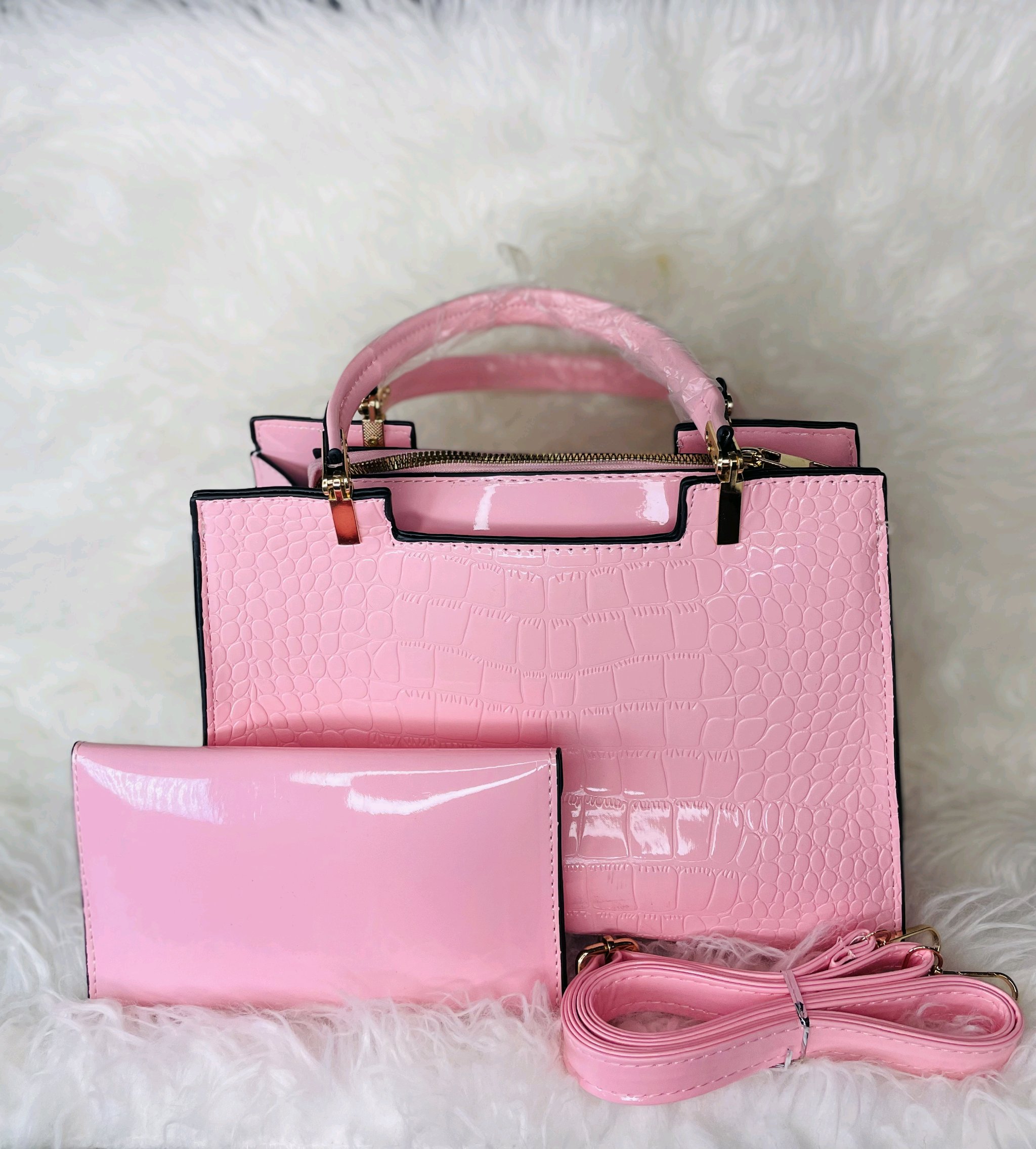 Pink Classy Handbag Set 5 Pink Classy Handbag Set - Image 5