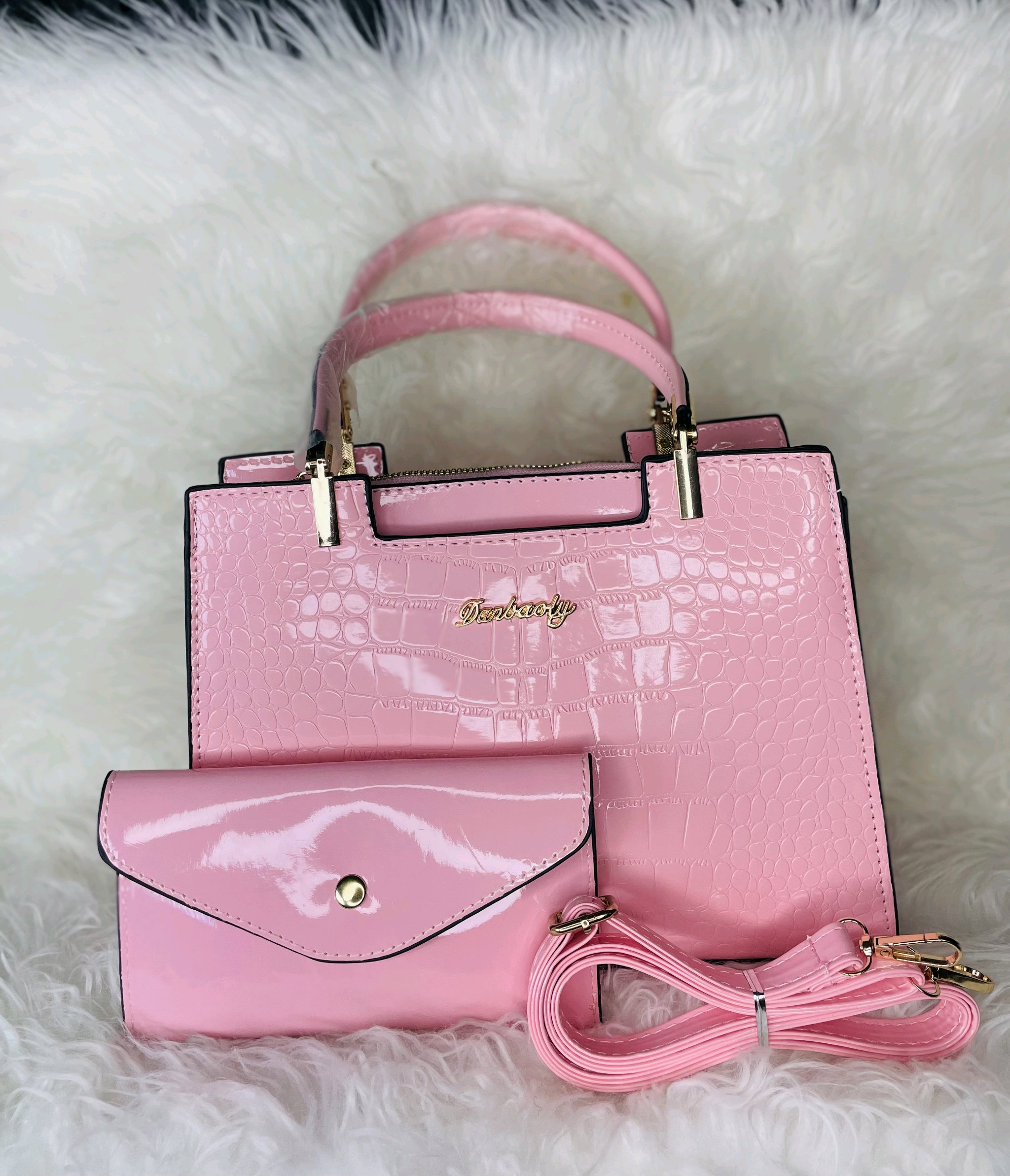 Pink Classy Handbag Set 6 Pink Classy Handbag Set - Image 6