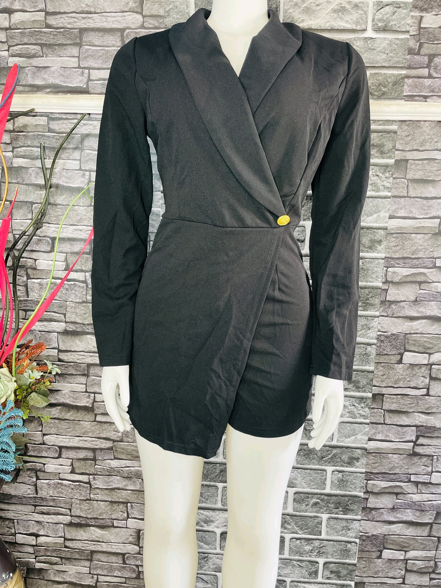 Black Short Jumpsuit 2 Black Short Jumpsuit - Image 2