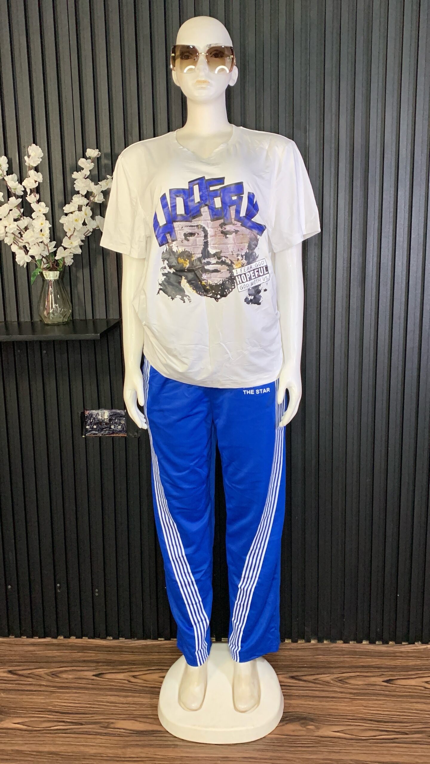 White And Blue Two Piece Set 1 White And Blue Two Piece Set