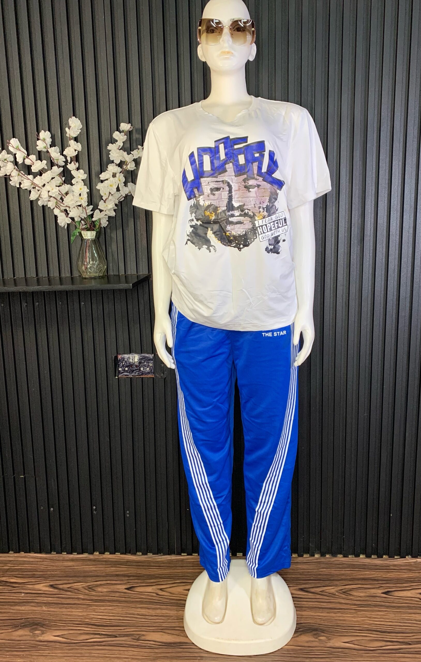 White And Blue Two Piece Set 3 White And Blue Two Piece Set - Image 3