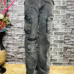 Black Denim Jean Trouser