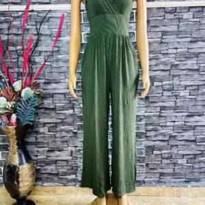 Green Wide Leg Jumpsuit