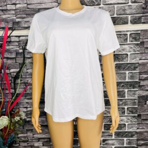 White Short Sleeve Top