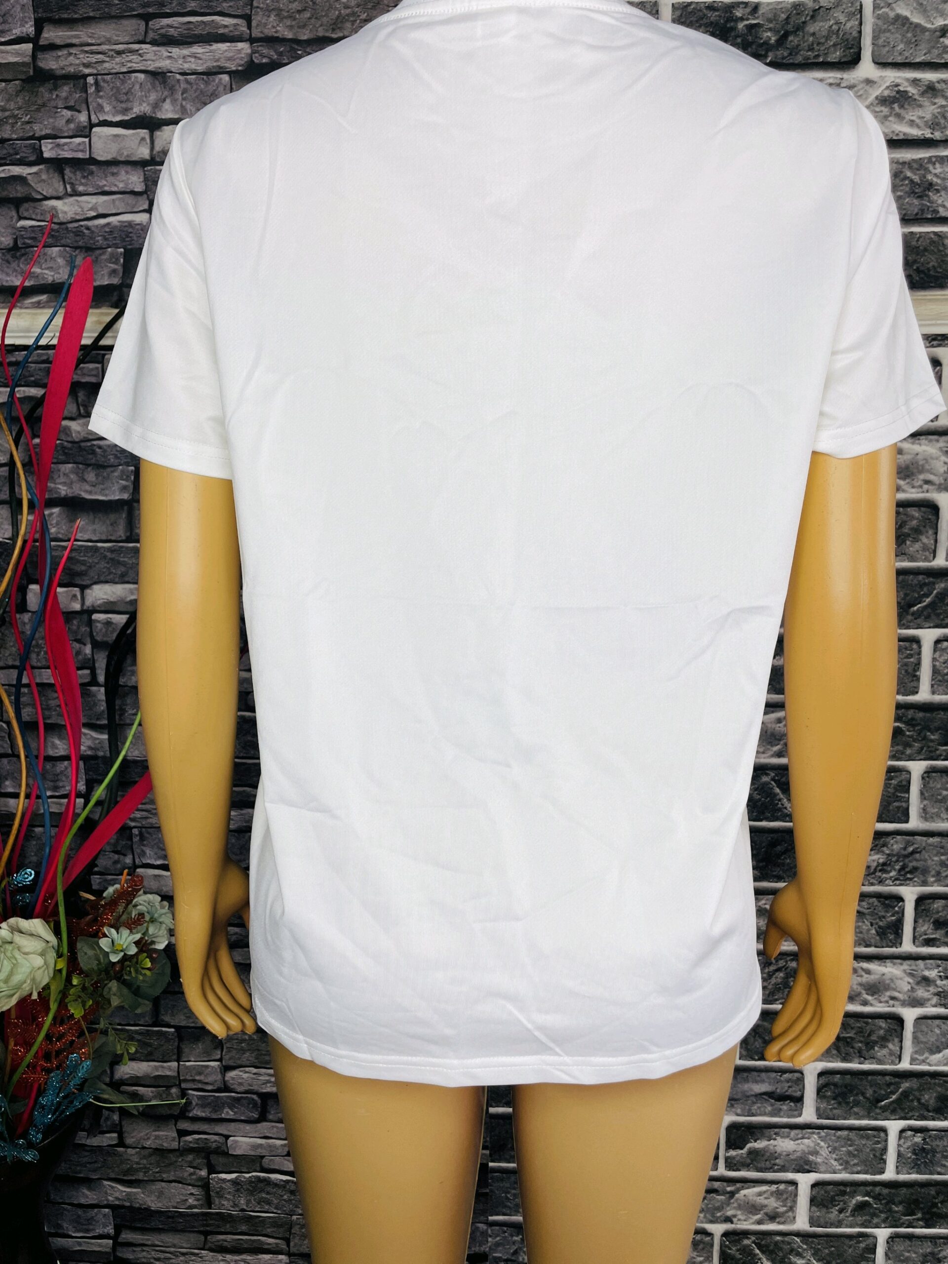 White Short Sleeve Top 4 White Short Sleeve Top - Image 4