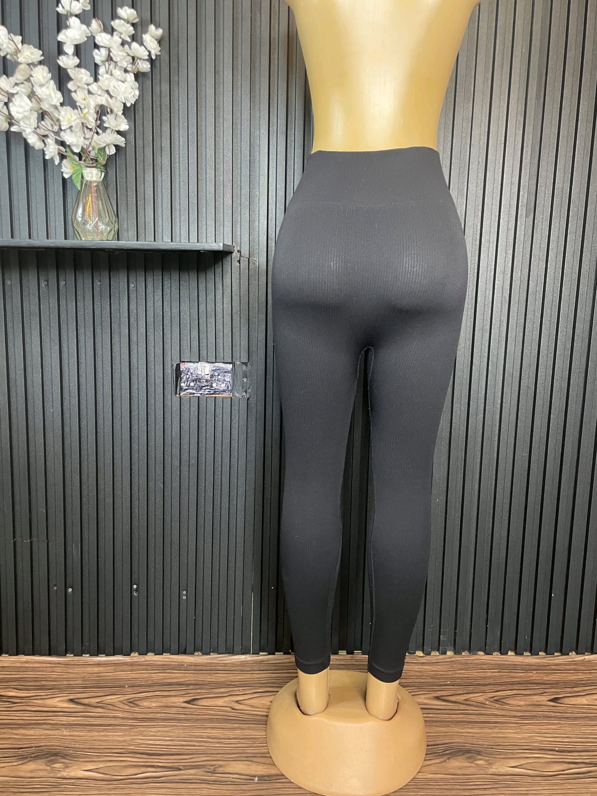 Black Casual Leggings 2 Black Casual Leggings - Image 2