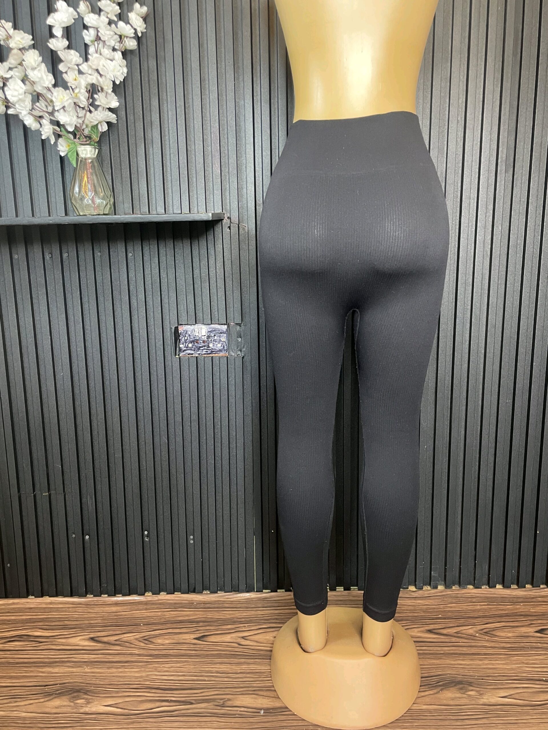 Black Casual Leggings 4 Black Casual Leggings - Image 4