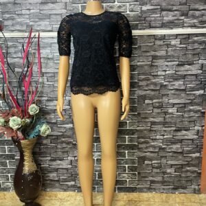 Black Lace Blouse