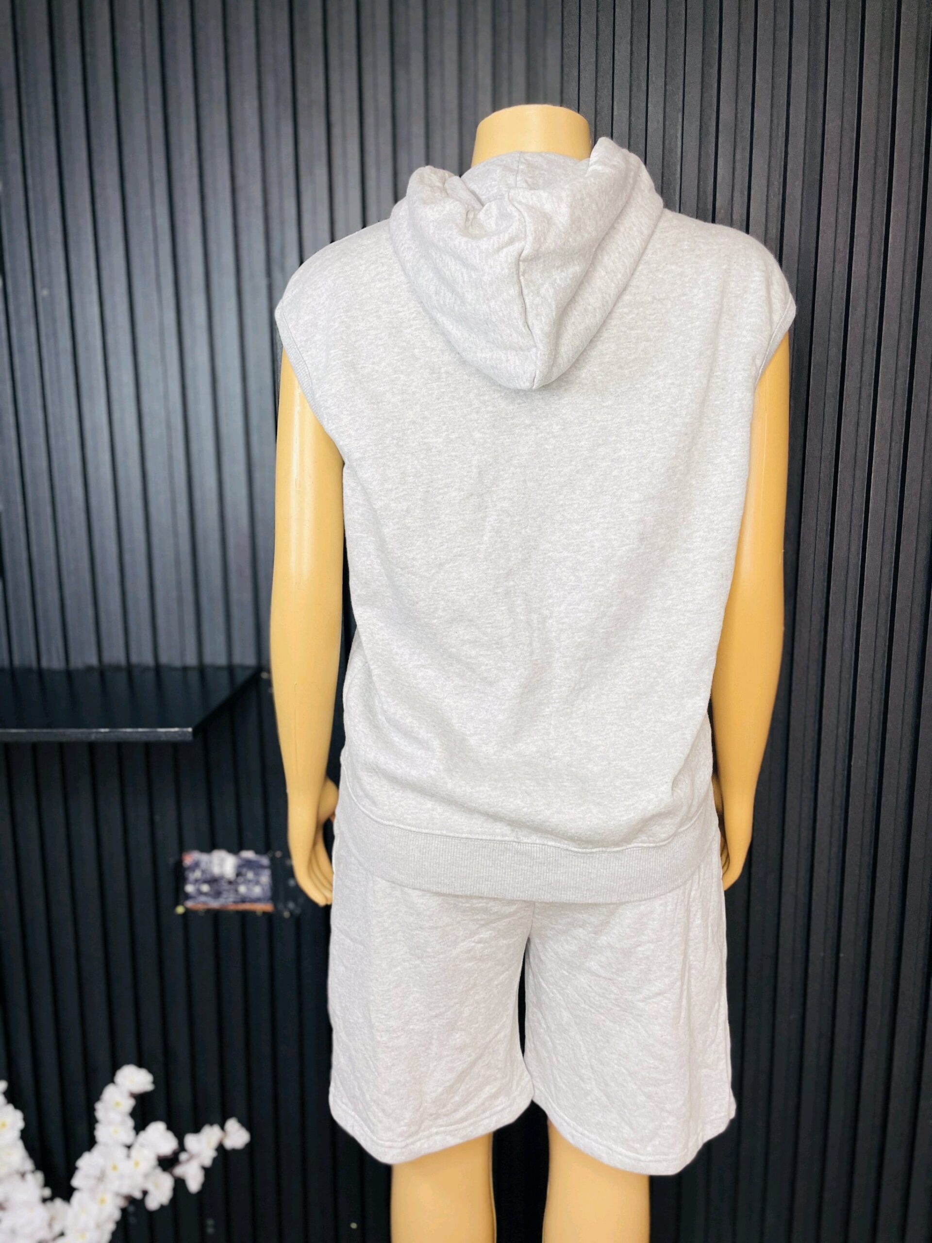 Grey Two Piece Short 4 Grey Two Piece Short - Image 4
