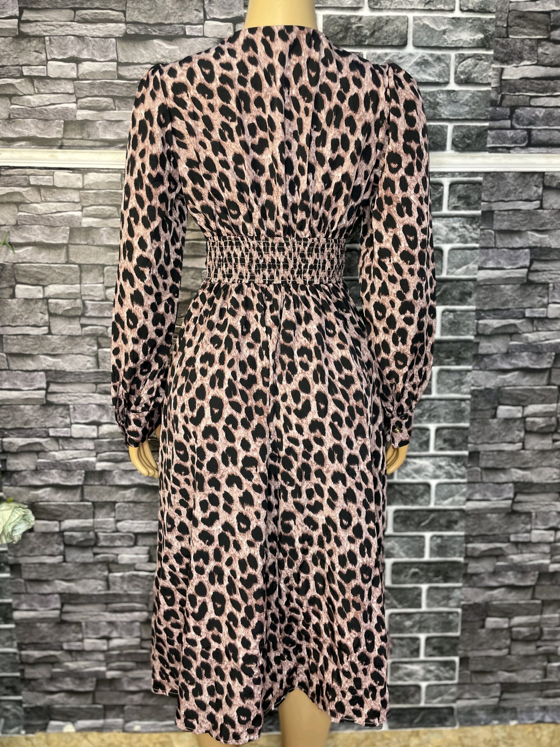 Leopard Print Midi Dress 5 Leopard Print Midi Dress - Image 5