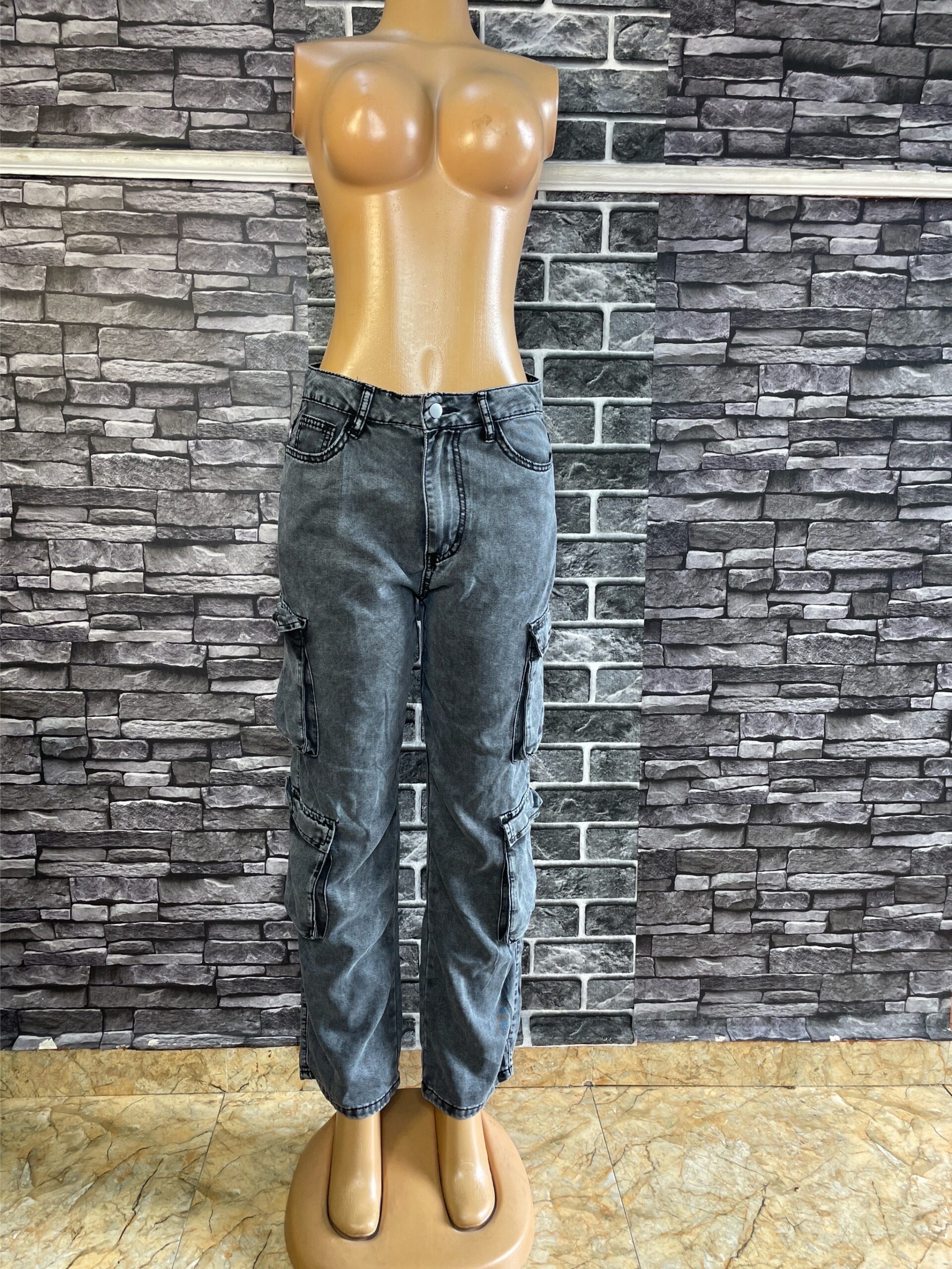 Grey-Cargo-Jeans 4 Grey-Cargo-Jeans - Image 4