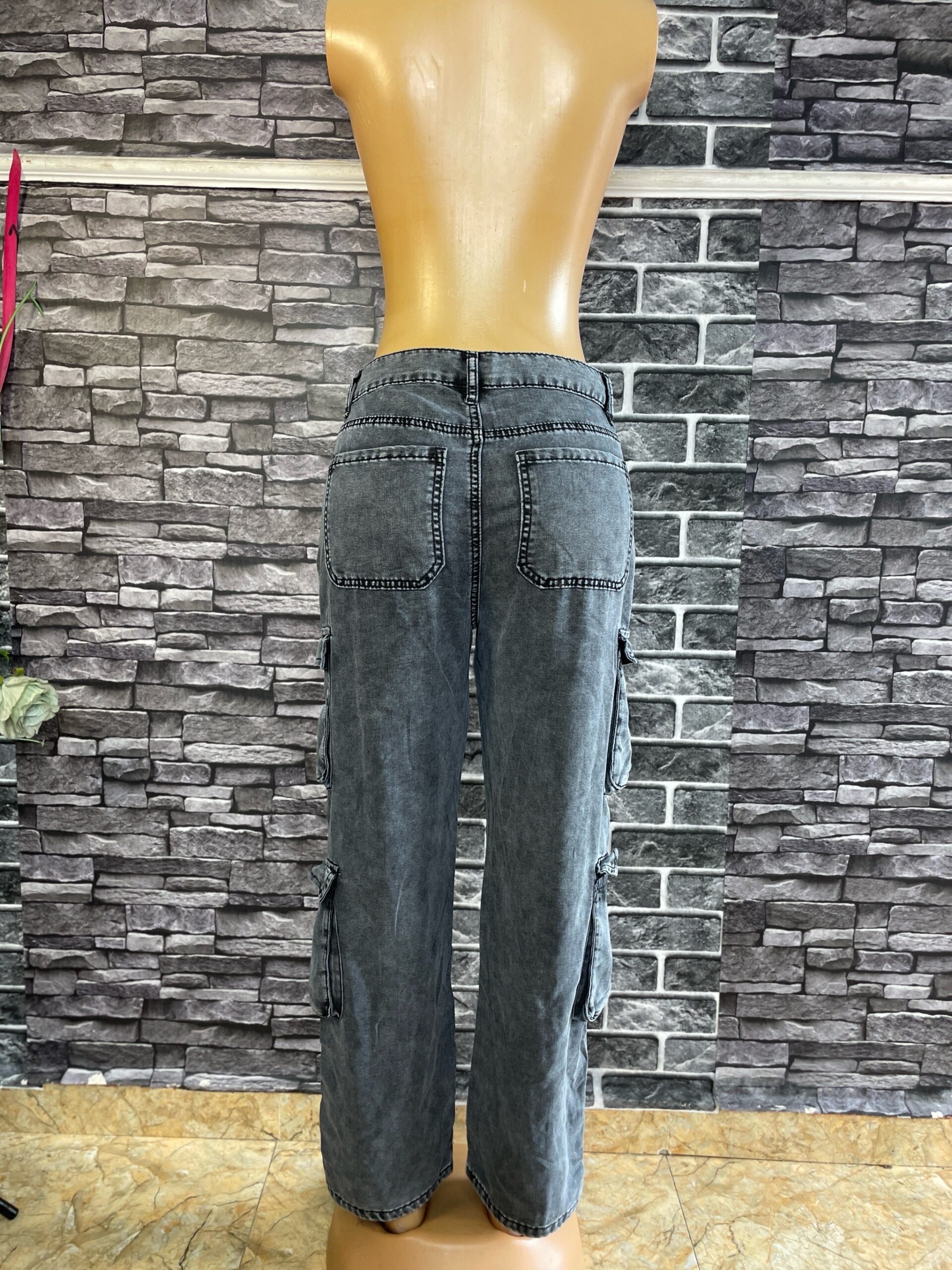 Grey-Cargo-Jeans 5 Grey-Cargo-Jeans - Image 5