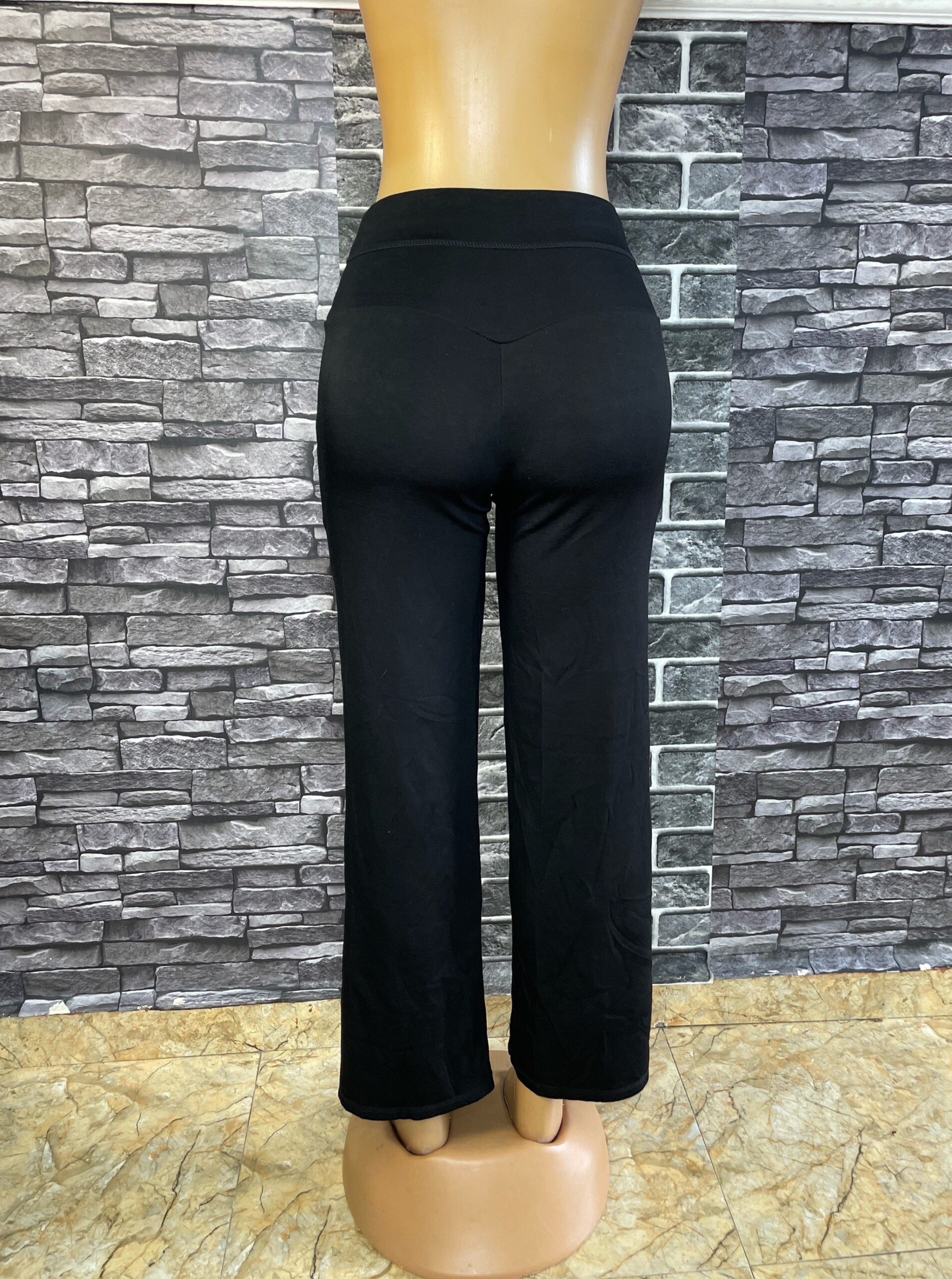 Black Plain Trouser 3 Black Plain Trouser - Image 3