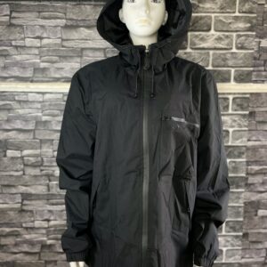 Black Raincoat Jacket